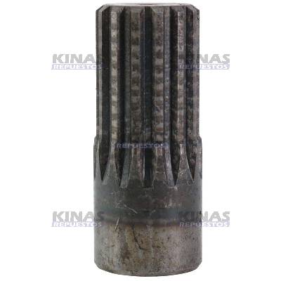 ACOPLE MACHO 14 ESTRIAS PUNTERA 31 EXTERNO / 31 ESTRIA (SOLDABLE) | PDV025ARD