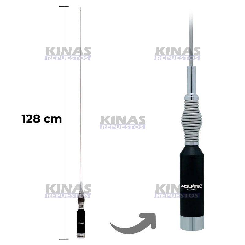 ANTENA RADIO PX 1255MM BASE PULIURETANO P/CAMIONETA | B2080
