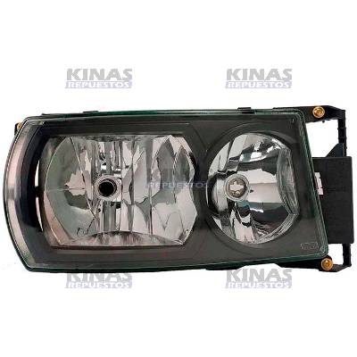 FARO LUZ DELANTERO SCANIA S5 DER FOCO H1/H7 MASCARA NEGRA | F356B
