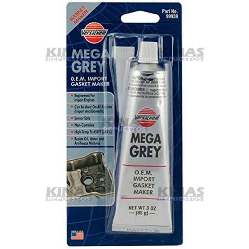 SELLADOR/SILICONA MOTOR GRIS ALTA TEMPERATURA 85GR | 998199