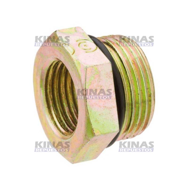 CONEXION ADAPTADOR REDUTORA M/H M22X1,5 X 1/4NPT | CAM13-2204 / 6037-17