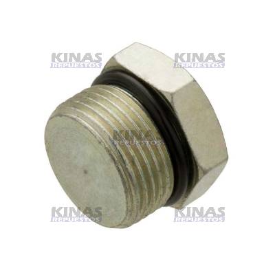 CONEXION PLUG/SELLO SEXTAVADO 1/2NPT (21MM) C/ORING | CAA22-08 / 418-04