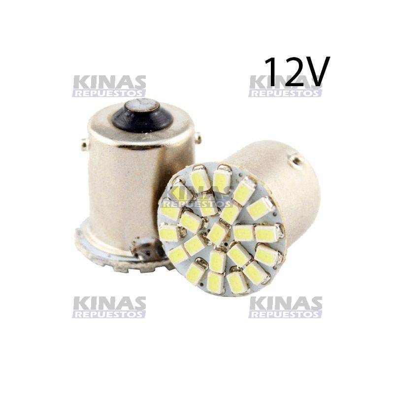 FOCO SENALERO LED BA15S 1POLO BLANCO 12V | 277