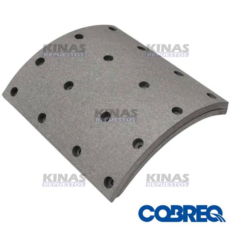 FIBRA FRENO TRAS SCANIA 113/124 10" 16F 4PC STD | L-310/DS-731/TH-181/0714-140 STD