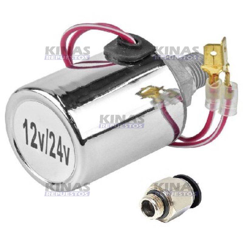 VALVULA SELENOIDE ELETRICA BOCINA 12V/24V BIVOLT | K10006