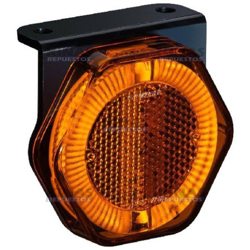 SENALERA LED LATERAL CARRETA 24V 66MM - NARANJA (ENCHUFE) | 2055AM
