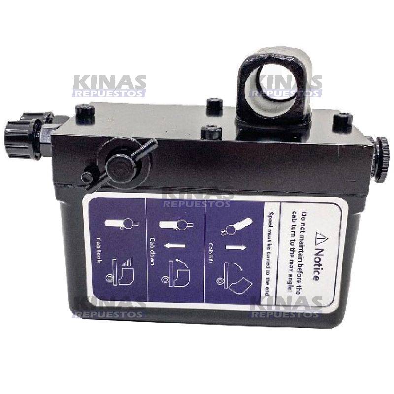 GATO HIDRAULICO ALZA CABINA SCANIA 112/113 2 SALIDAS M12XM12 480ML | 1378527/368926/ER2610/041.055
