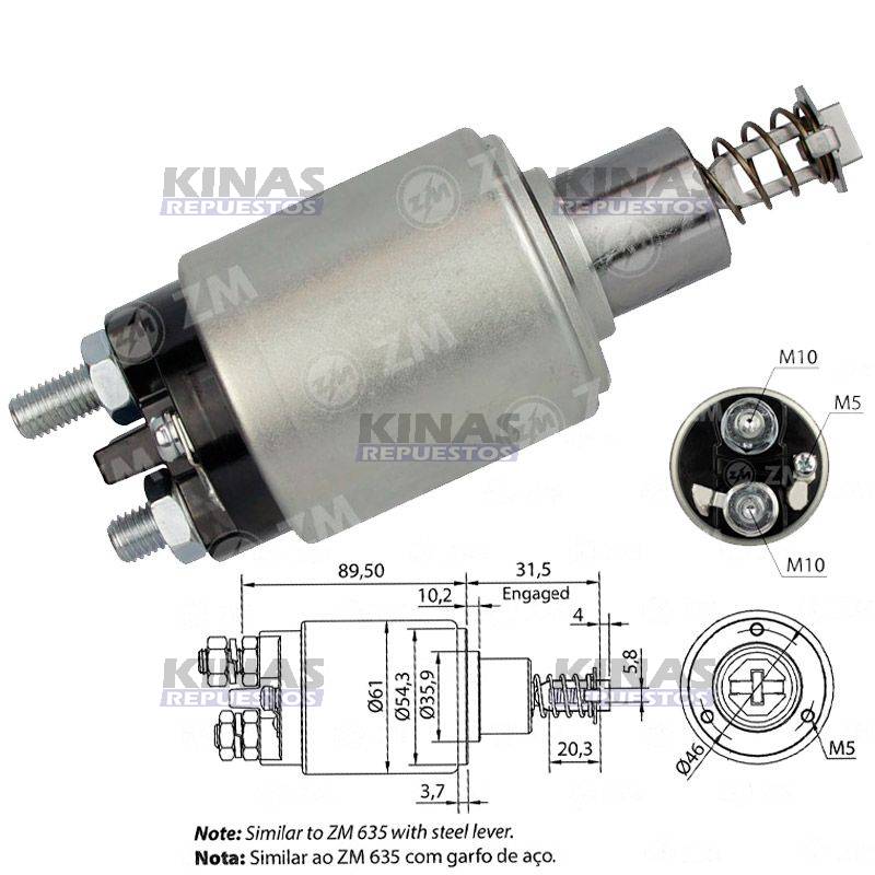 AUTOMATICO ARRANQUE MOTOR JF 24V MBB MOD NUEVO | ZM-536-24V