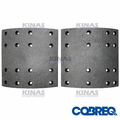 FIBRA FRENO CARRETA 8" 16F MODERNA XX | C4533T-140/TH-204/DC333/L636/CA33 - XX