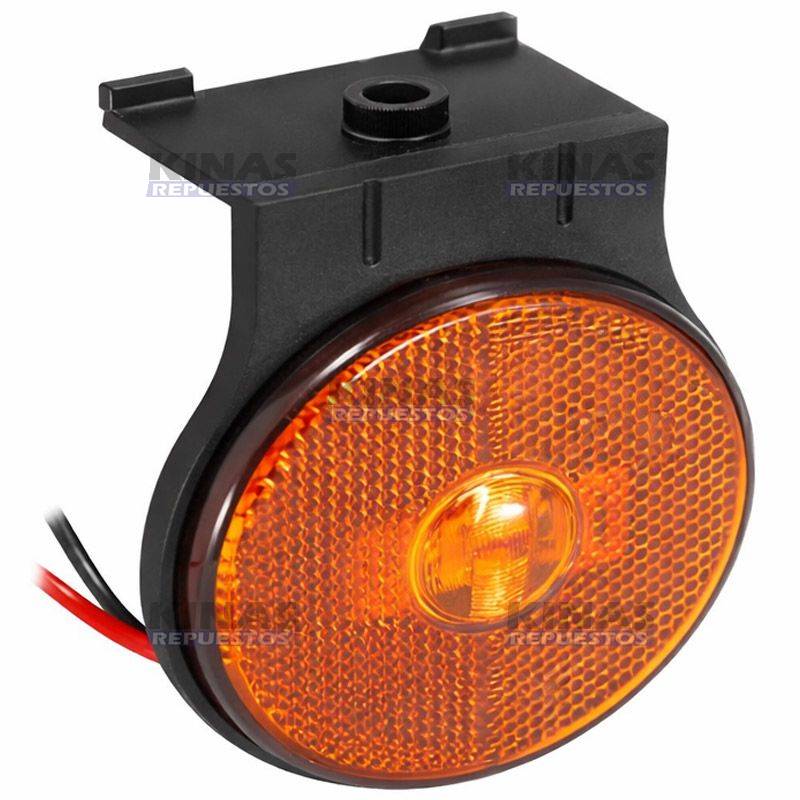 FARO SENALERA CARRETA NUEVA RANDON NARANJADO LED 12V/24V BIVOLTS C/CABLES | H37100
