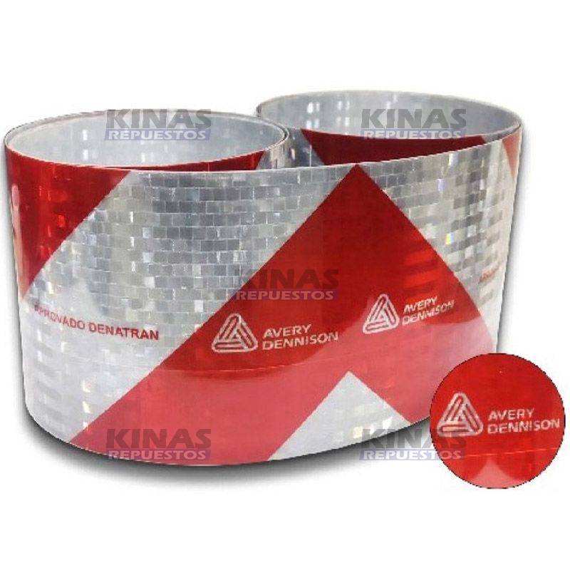 FITA/CINTA REFLETIVA PARAGOLPE TRASERO (INTERIZO) 2.4MT X 100MM | 2691