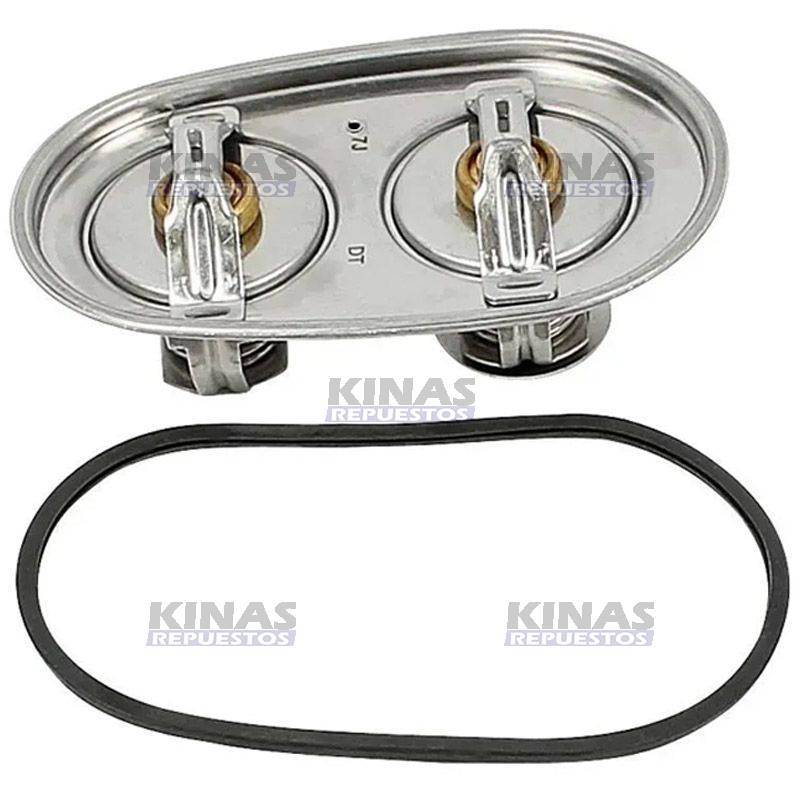 VALVULA TERMOSTATO AGUA SCANIA 124/S4/S5 DOBLE MAYOR 80º/87º | MTE-VT630.80/87/1545904/1935712/2475974