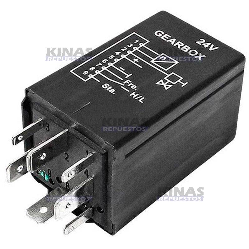RELAY CAMBIO CAJA SCANIA 113/P94/114/124/S4 GR900 24V 8PERNOS | 1387022/042.191/1.21504