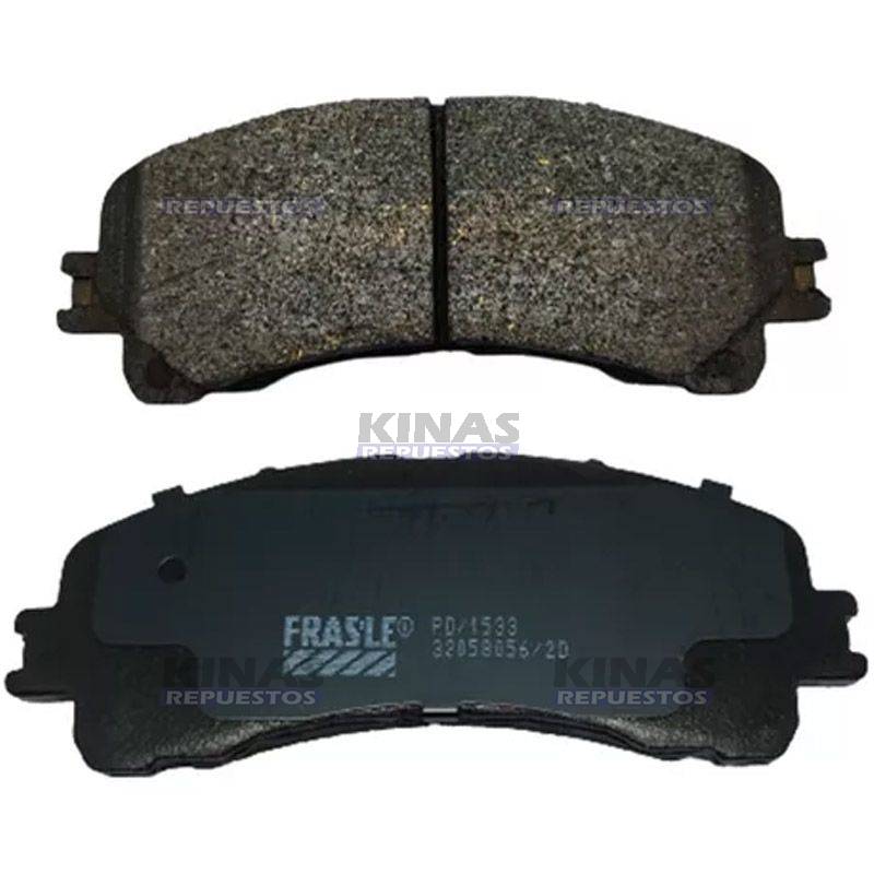 PASTILLA FRENO DELANTERO GM S10/TRAILBLAZER 4X2/4X4 2017/+ | PD1533