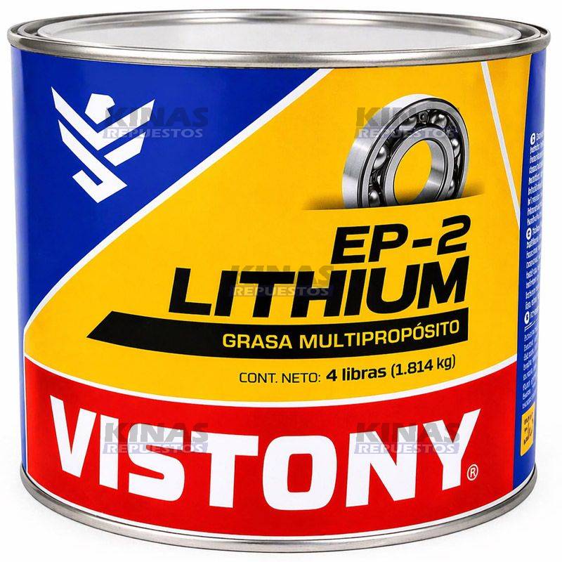 GRASA EP-2 LITHIUM MULTIPROPOSITO AMARILLO 1.8KG / 4 LIBRAS | TAP EP-2/1100093