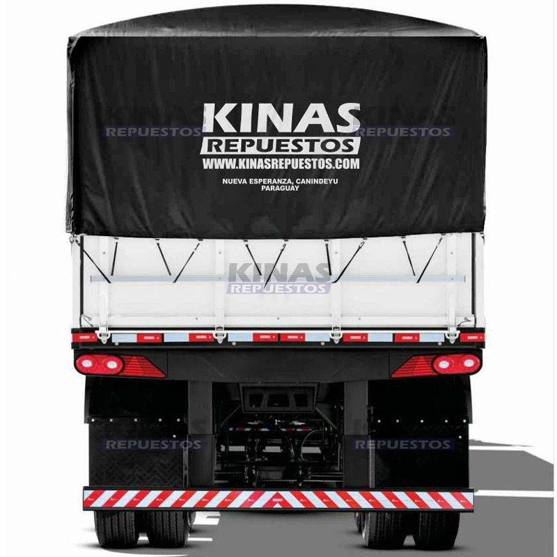 LONA/CARPA CARRETA 7.80 X 5 MTS NEGRO (LOGO KINAS) | 7.80 X 5