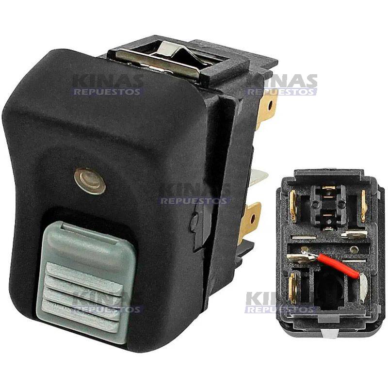BOTON/INTERRUPTOR BLOQUEO DIFERENCIAL/BOMBA HIDRAULICA SCANIA P94/114/124/S4 | 1488071/1371214/044.335/1.21161