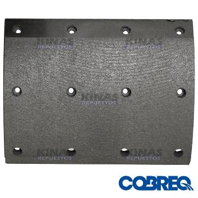 FIBRA FRENO TRASERO SCANIA 112/113 10" 12 AGUJERO 8PZ X | DS727/TH-143/SV227/C0710-X