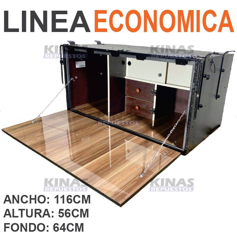 CAJA COCINA COMIDA ECONOMICO (116CM ANCHO X 56CM ALTURA X 64CM FONDO) | COD-09/COD-5000