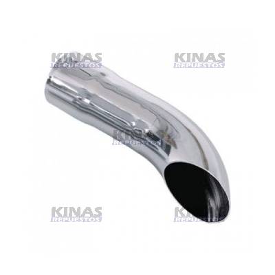 PUNTERA ESCAPE CROMADO 4" 1/2 LARGO 570MM | TC016/1795