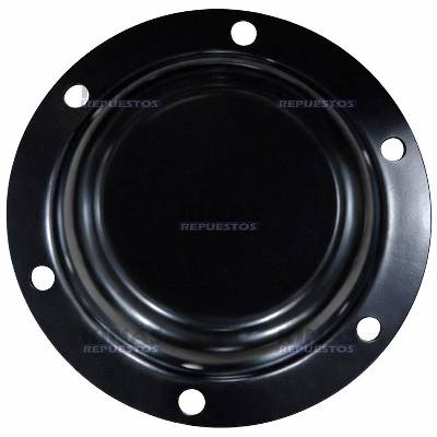 TAPA FLANGE MAZA CARRETA 6F AGUJEROS ALUMINIO NEGRA | 405337