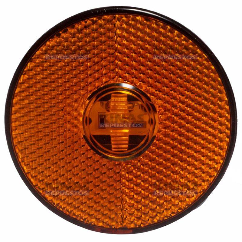 FARO SENALERO LATERAL CARRETA RANDON 88MM NARANJADO LED (CABLE) SIN SOPORTE | 040702