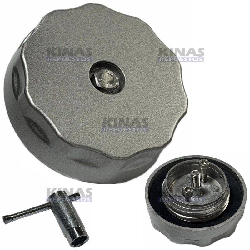 TAPA ANTIHURTO TANQUE COMBUSTIBLE SCANIA P94/114/124/S4/MBB/FORD (PLATEADA) | 641504