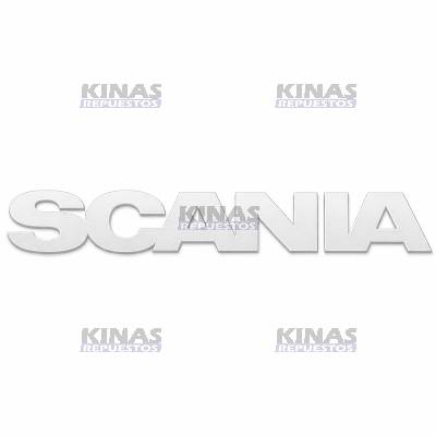 EMBLEMA LETRERO FRONTAL SCANIA P94/114/124/S4 800MM (PINTADO) | ER1939/1495961/1495962