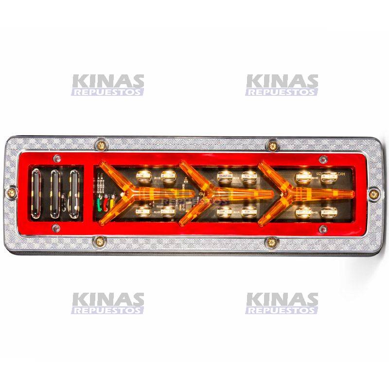 FARO TRASERO UNIVERSAL LED MB/DIVERSOS 12/24V 30CM (PAR) | DSLED 162 12/24V