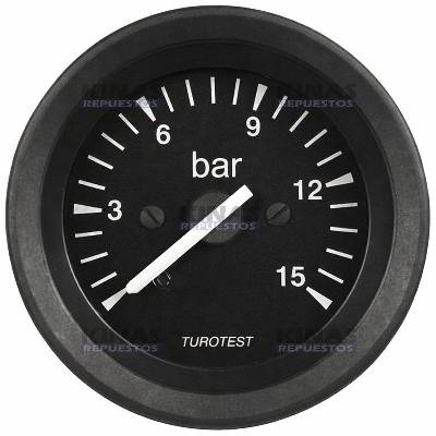 RELOJ PRESION ACEITE UNIVERSAL/SCANIA/MBB 111/112/113/124 15KG 60MM/M12X1.5 | TUR 302751