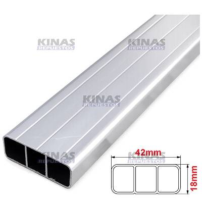 REGLA TIRA FINA LATERAL CARRETA CUADRADA TRI-TUBULAR 2430MM (ALUMINIO) | 3103