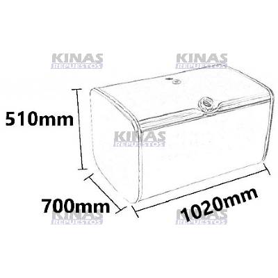 TANQUE COMBUSTIBLE SCANIA P94/114/124/S4/S5 330 LITROS (GALVANIZADO) | TQ100A/1424269/1424271