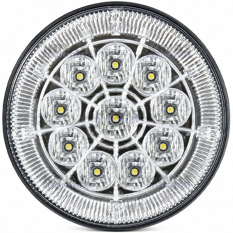 FARO SENALERA CRISTAL LED 24V TRASERO CARRETA RANDON REDONDO 125MM | 040115