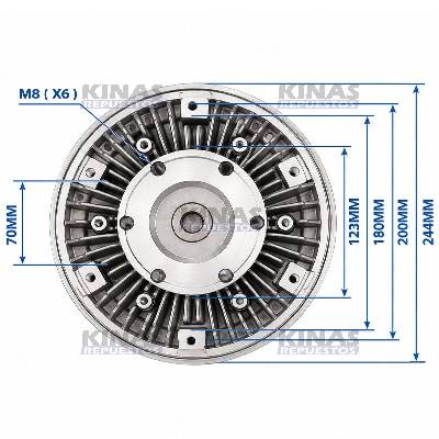 MAGNETICO/VISCO HELICE VENTILADO MOTOR SCANIA 124/S4 8PA/75CM | 1392261S/041.403