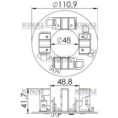 PORTA CARBON ARRANQUE MOTOR SCANIA 114/124/S4 (JE) | UNI-1.136/4 - 1.21367/1332903/2004336078