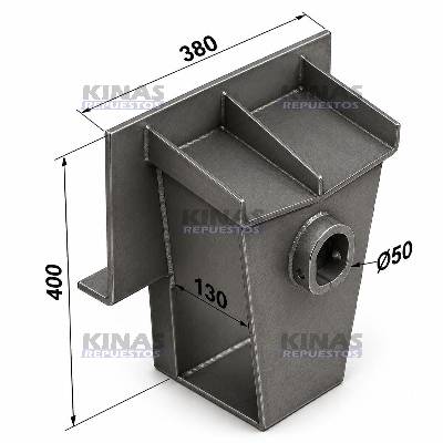 SOPORTE BALANZA CENTRAL TRUCK P50 IZQUIERDO | THO0202/05003