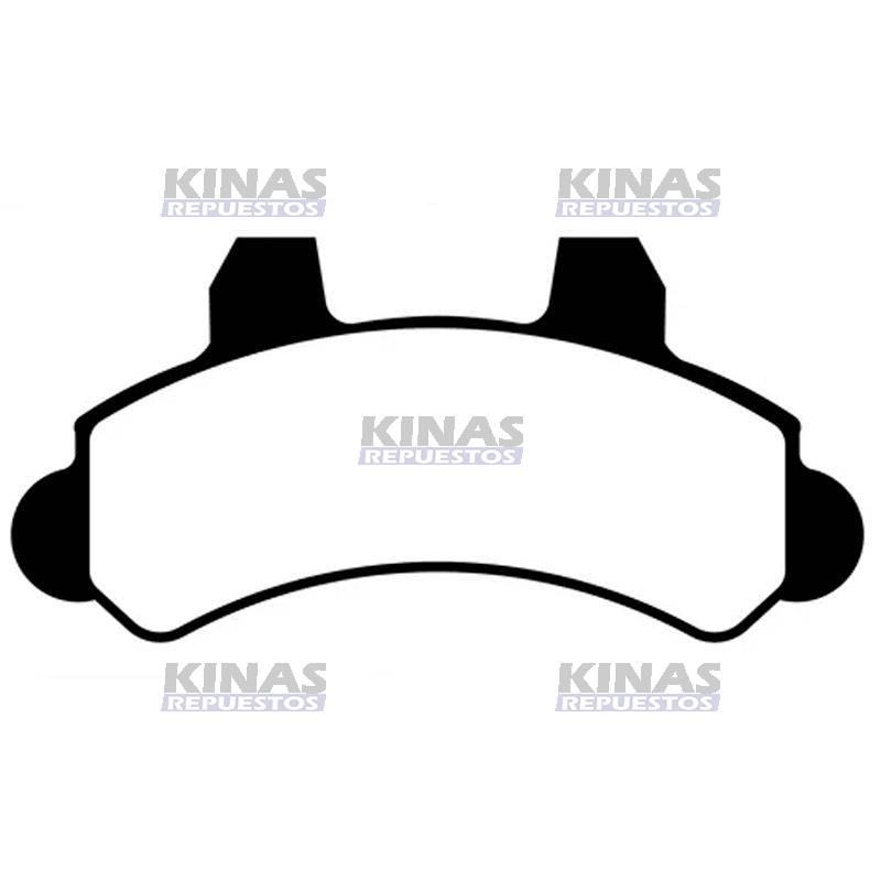 PASTILLA DE FRENO F1000/D20 TURBO 96/99 | 38650FLN/03910TRW