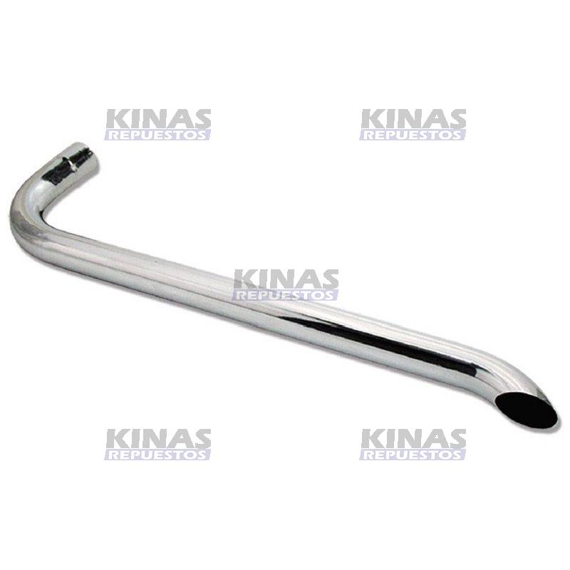 PUNTERA ESCAPE CURVO LATERAL CROMADA 4.1/2 1600 | TB1038/M073D
