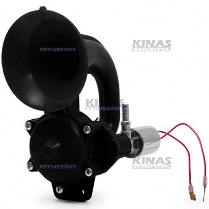 BOCINA CORNETA NEGRO 24V CURVO SCANIA 113/P94/114/124/S4 | 1874273/GB-1069/1514259/1755685/K10048