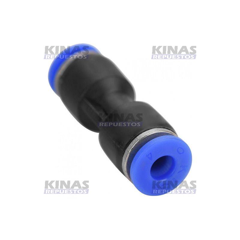 CONEXION UNION RAPIDA PLASTICA RECTA 16MM (NYLON) | CI 0852-02P/8503 4MM