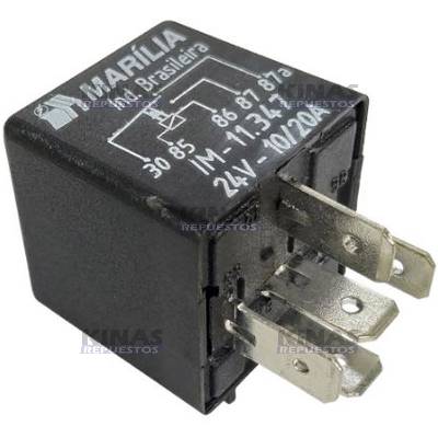 RELAY AUXILIAR 24V 5T 10/40AMP MBB/SCANIA | IM-11347