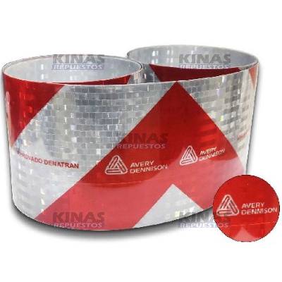 FITA/CINTA REFLETIVA PARAGOLPE TRASERO (PAR) 2.4MT X 100MM | 2691/800230/ADE-001