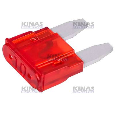 FUSIBLE MINI FICHA 10 AMPERES BLISTER | GF110-10A BLISTER
