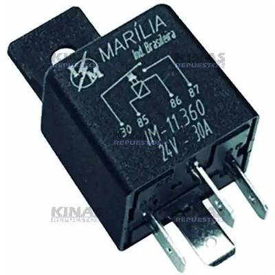 RELAY AUXILIAR 30A 24V 4T MBB/SCANIA | IM-11360