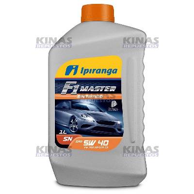 ACEITE MOTOR F1 MASTER SINTETICO 5W40 SN 1LT | 00018