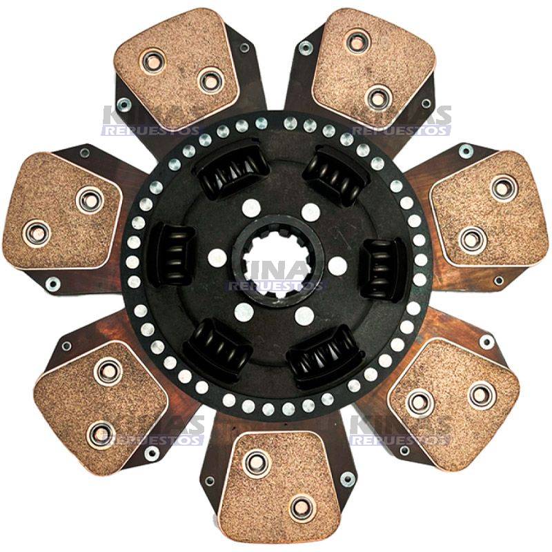 DISCO EMBRAGUE SIMPLES 13.5POL 10EST 7PALETAS FORD/NEW HOLLAND 7630/8030 S100 | 87565935