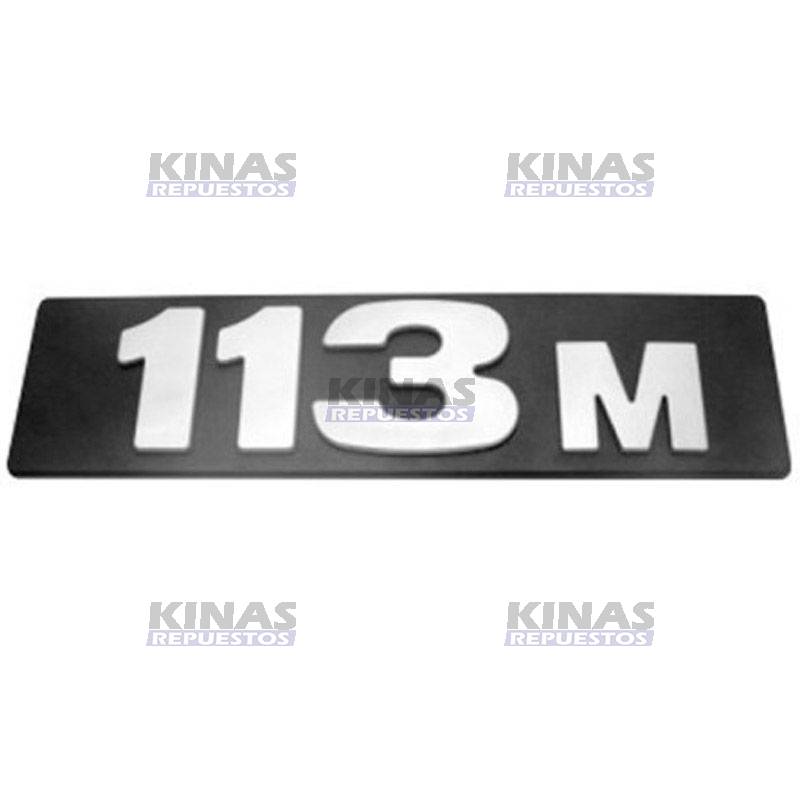 LETRERO EMBLEMA SCANIA 113 (113M) (PINTADO) | 384103/3