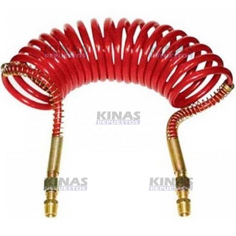 MANGUERA ASPIRAL FRENO 5,5 METROS 1/2 ROJO | 765-1/2-VM