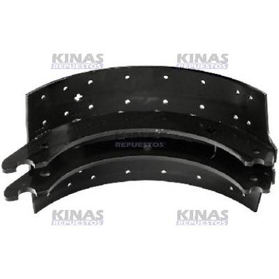 ZAPATA FRENO CARRETA 8" FIBRA CA33/DUR333/TH204 (MODERNO) | DC-333/FM61/CA33/BZ-0180/MB10180