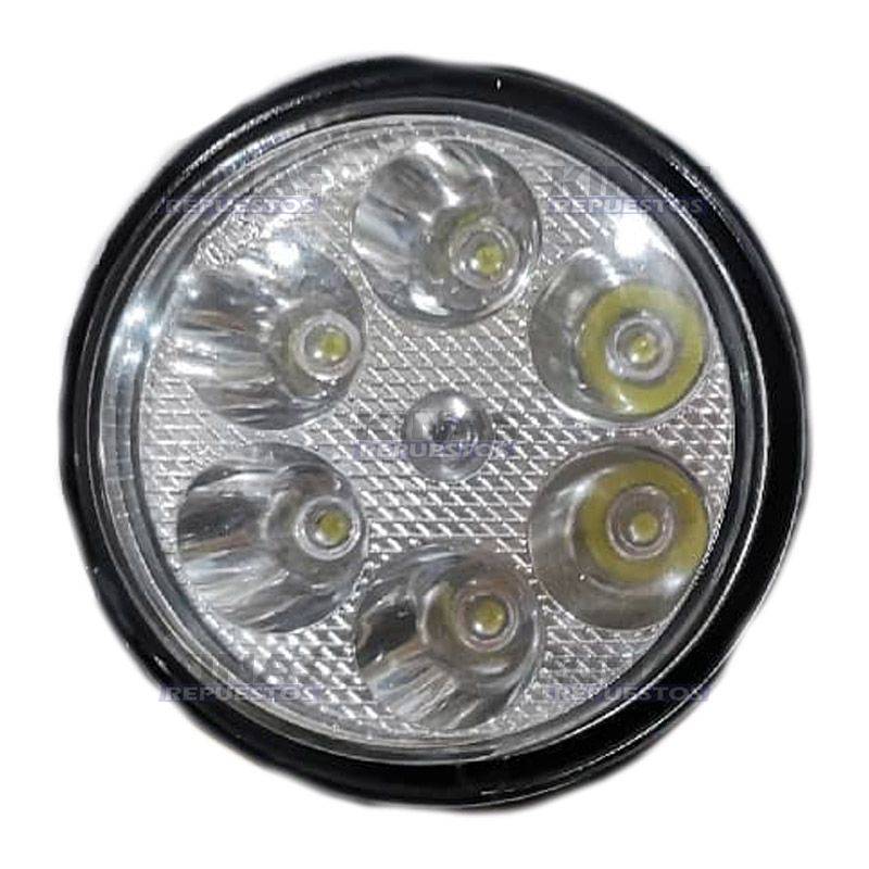 FARO DELANT SC 124 LED BLANCO REDONDO 95MM (6LED) 12V | DSLED118